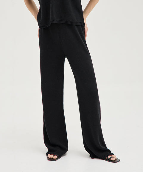 Pantaloni in maglia a righe