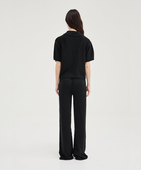 Pantaloni in maglia a righe