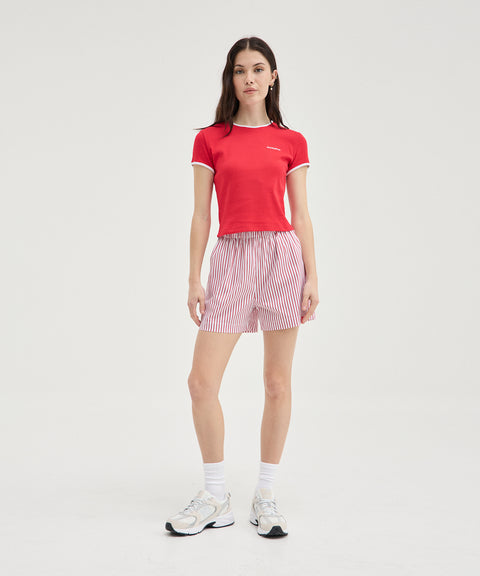 Short rayé