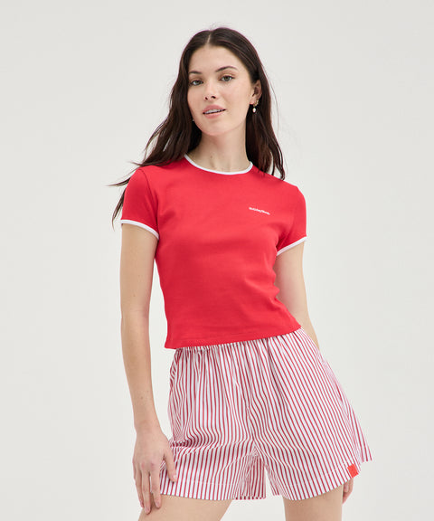 Short rayé