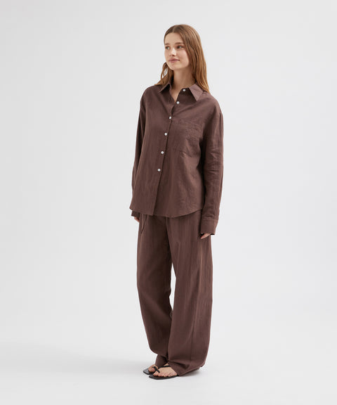 Classic Ramie Cotton Shirt