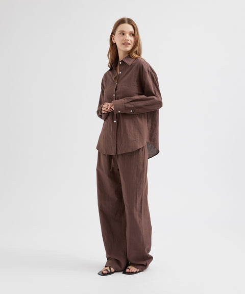 Classic Ramie Cotton Shirt