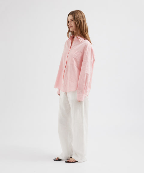 Classic Ramie Cotton Shirt