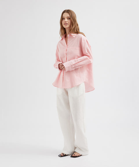 Classic Ramie Cotton Shirt