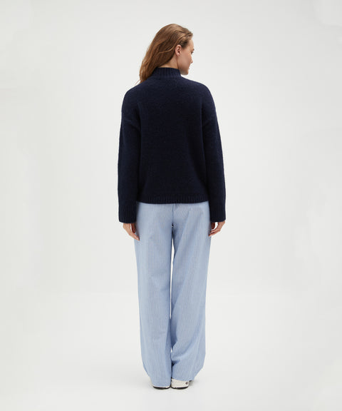 Mock Neck Knit