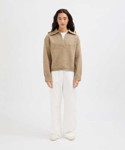 Collared Knit Jumper