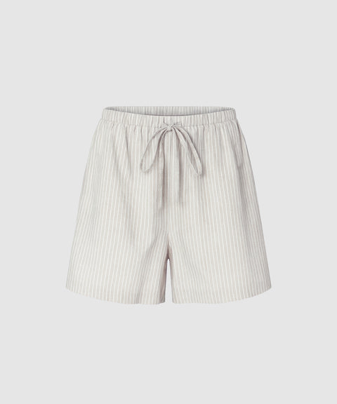 Striped Linen Shorts