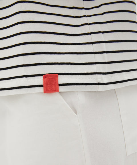 Cotton Striped Long Sleeve Top