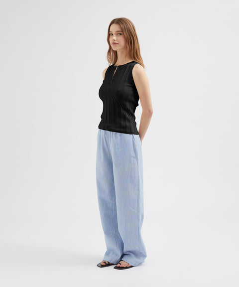 Buttoned Knit Tank