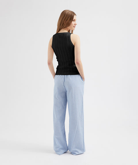 Buttoned Knit Tank