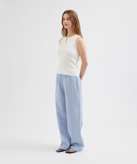 Buttoned Knit Tank