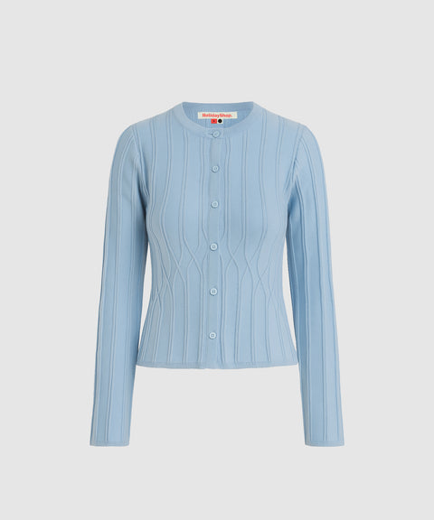 Buttoned Knit Cardigan