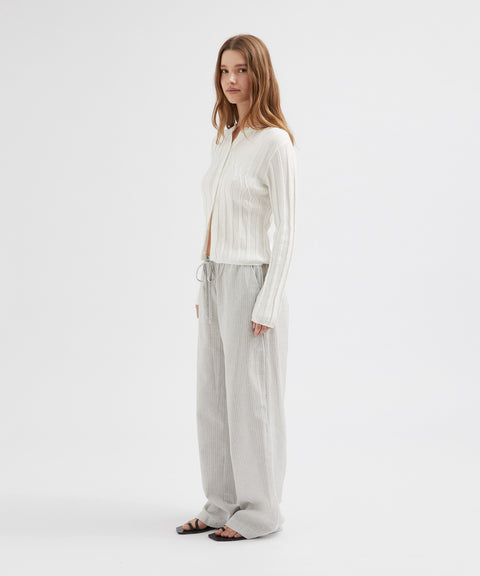 Buttoned Knit Cardigan