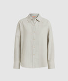 Light-colored striped shirt on a white background