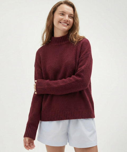 Mock Neck Knit