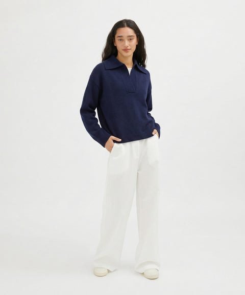 Collared Knit Jumper