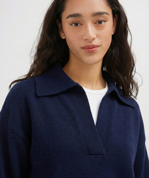 Collared Knit Jumper