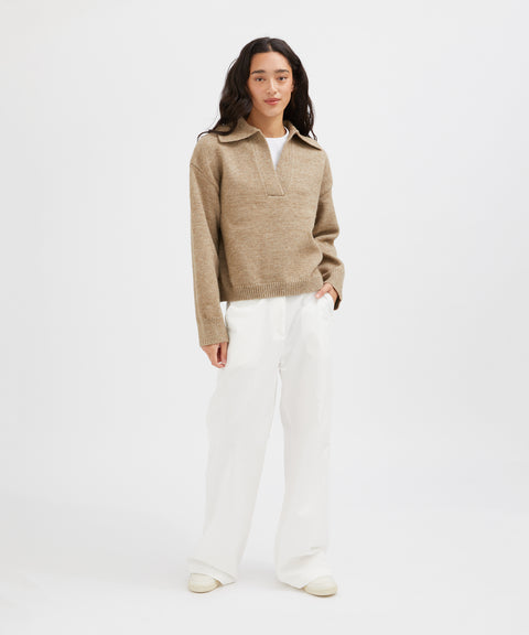 Collared Knit Jumper